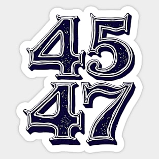 45 47 Sticker